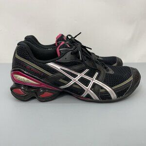 Asics Gel Frantic 6 Sneakers Shoes Running Training Athletic Black Womens 10